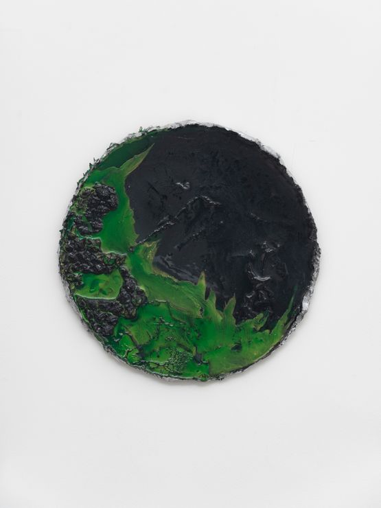 Uma das sete luas que vera quando beber o veneno verde de Joao Carpinteiro by Darks Miranda contemporary artwork Painting