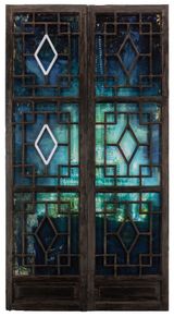 Window STOP by Li Qing contemporary artwork painting sculpture