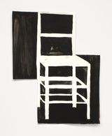 Untitled Watercolor Study by Mary Heilmann contemporary artwork drawing works on paper