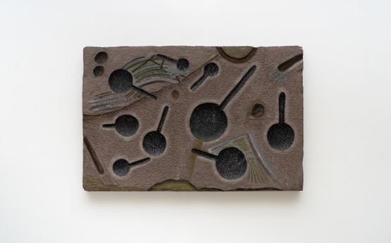Panelaco Violao by Erika Verzutti contemporary artwork Painting