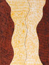 Ngiya Murrakupupuni by Michelle Pulatuwayu Woody Minnapinni contemporary artwork painting