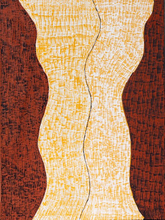 Ngiya Murrakupupuni by Michelle Pulatuwayu Woody Minnapinni contemporary artwork Painting