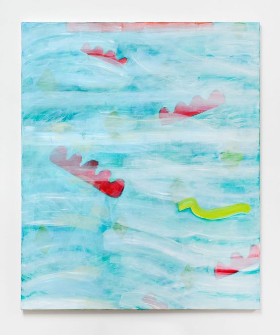 Cartoon Surfers by Fu-On Chung contemporary artwork Painting
