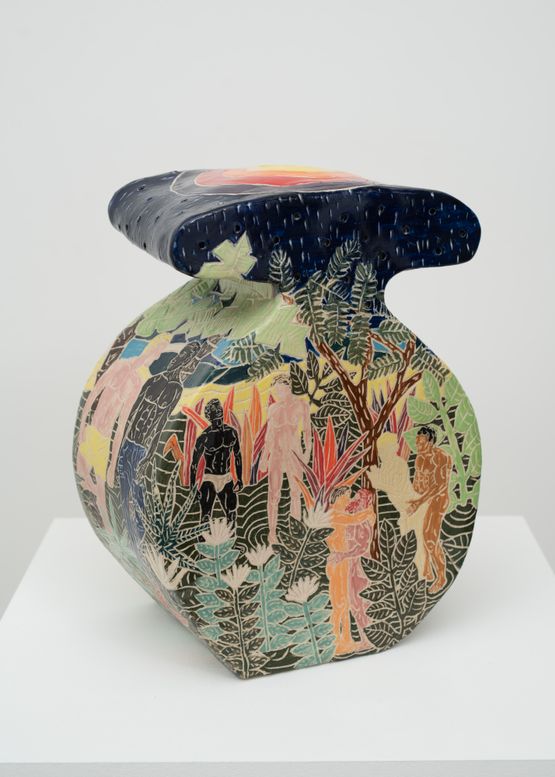 Nightfall in the Rainforest by Krzysztof Strzelecki contemporary artwork Sculpture