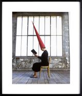 Energy Hat Reading by Marina Abramovic contemporary artwork photography