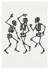 Dance to Dust Drawings 02 by Carlos Amorales contemporary artwork works on paper