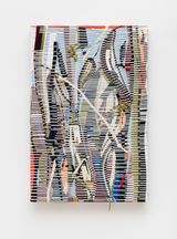 Mata fechada by Dani Cavalier contemporary artwork painting textile