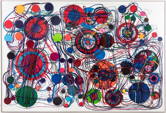 95A by Atsuko Tanaka contemporary artwork Painting
