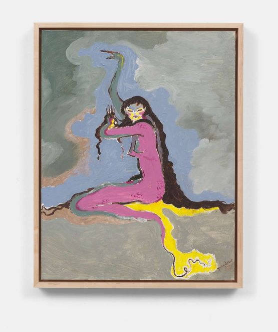 The Serpent by Diana Quandour contemporary artwork Painting