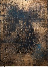 Blue Bloods XVII by Kirtika Kain contemporary artwork mixed media painting