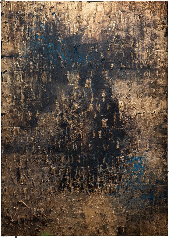 Blue Bloods XVII by Kirtika Kain contemporary artwork Painting