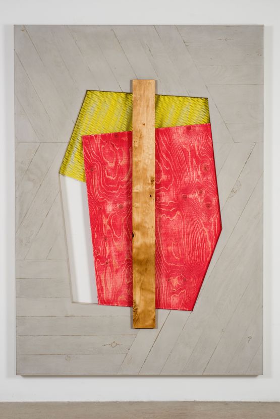 Between the Long Roll and the Flash by Martin Boyce contemporary artwork Sculpture