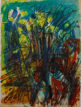 Untitled by Reba Hore contemporary artwork drawing painting works on paper