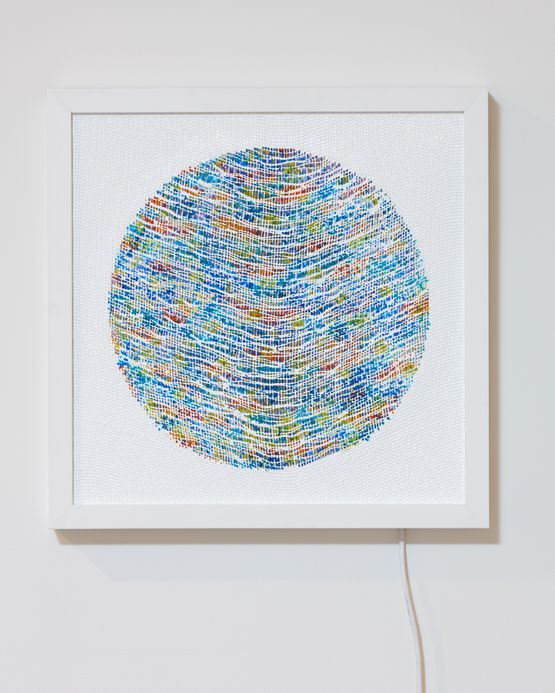 The Theory of String by Peata Larkin contemporary artwork Mixed Media