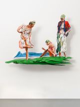 Three Women by Pool by Eric Fischl contemporary artwork sculpture