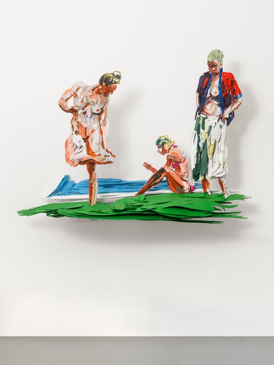 Three Women by Pool by Eric Fischl contemporary artwork Sculpture