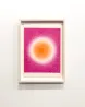 Circular glow pink-orange by Ignacio Uriarte contemporary artwork Works on Paper