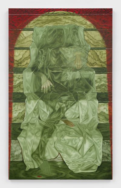 Jenny Morgans Marbled Masterpieces at Anat Ebgi