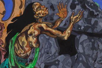 Contemporary art exhibition Richard Ayodeji Ikhide Incroci del Passato Crossroads of the Past at Victoria Miro Venice Italy