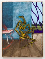 Suspended in the vision of the Stoneman by Alejandro Cardenas contemporary artwork painting