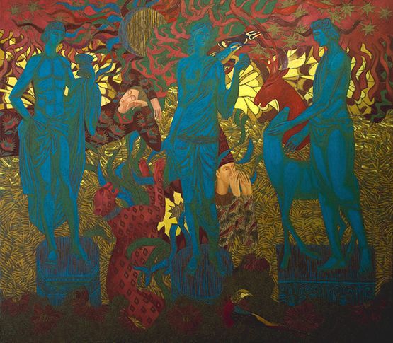 Arcadian Dream by Timur DVatz contemporary artwork Painting