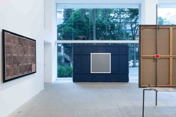 Contemporary art exhibition Antonio Dias IMAGE  MIRAGE at GomideCo Sao Paulo Brazil