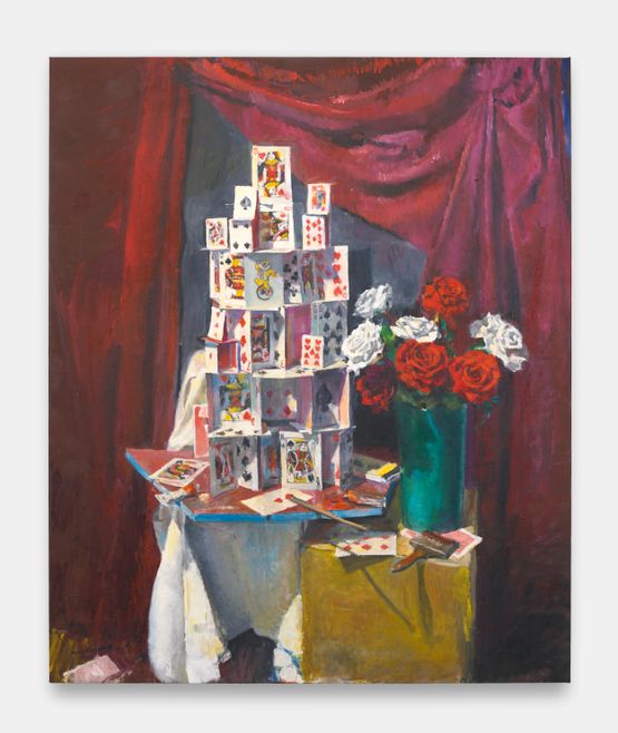 Painting the Roses Red by Jesse Edwards contemporary artwork Painting