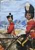 The Royal Tour Vincent and Elizabeth riding by Vincent Namatjira contemporary artwork Painting