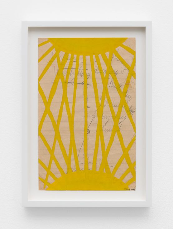 Untitled by Chris Martin contemporary artwork Works on Paper