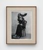 Woman and Moth by Lenz Geerk contemporary artwork Painting