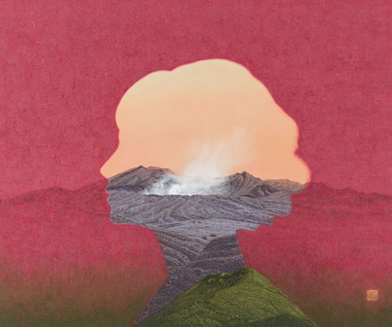 Inside Volcano by Kazuyuki Futagawa contemporary artwork Works on Paper