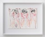 Care by Pelagie Gbaguidi contemporary artwork drawing works on paper