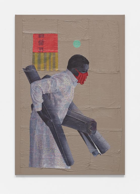 Market place by Collin Sekajugo contemporary artwork Painting