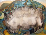 Michi Neko by Hanako Kunishi contemporary artwork drawing painting works on paper