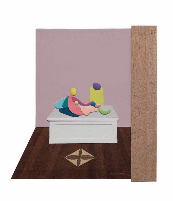 Palace-mini  - mini by Huang Yishan contemporary artwork Mixed Media