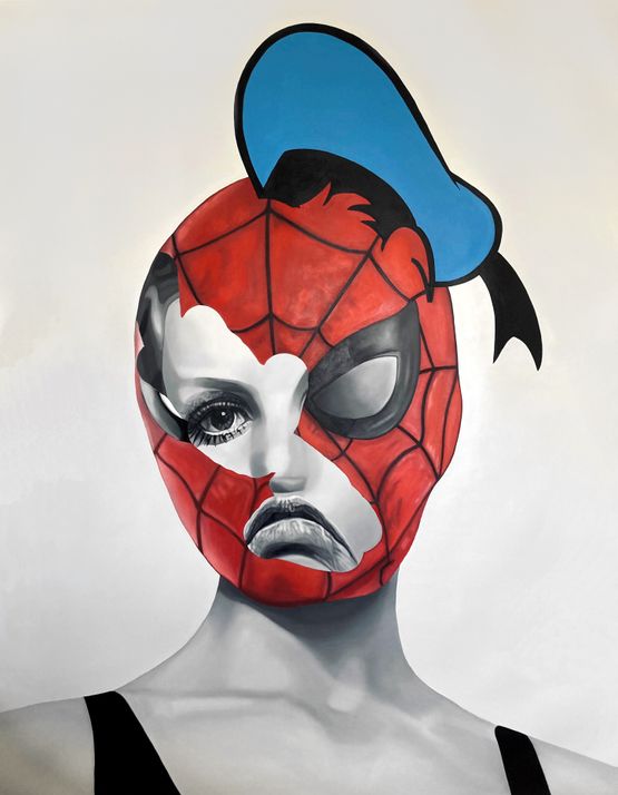 Spyduck by Teiji Hayama contemporary artwork Painting