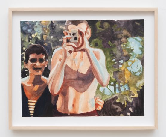 Home Movie New Camera by Lisa Edelstein contemporary artwork Painting