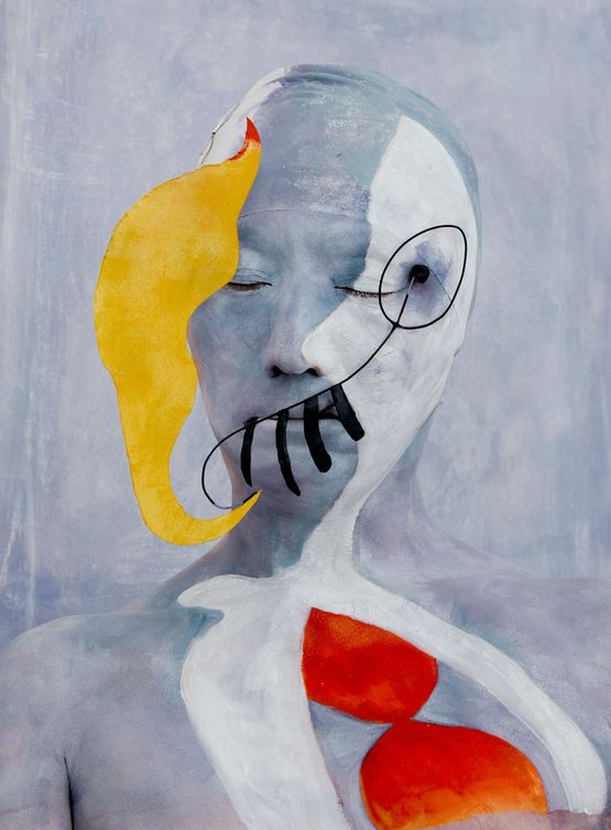 Want to change the world   Be seriously unserious Miro B by Morimura Yasumasa contemporary artwork Photography