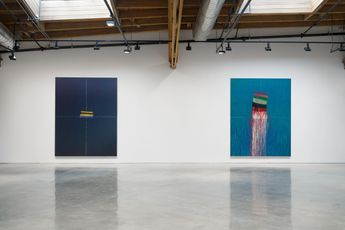Contemporary art exhibition Pat Steir Painted Rain at Hauser  Wirth West Hollywood United States