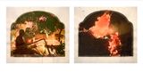 Plantation Diptych No. 10 by Tracey Moffatt contemporary artwork works on paper