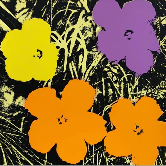 Flowers 1167 by Sunday B. Morning  Andy Warhol contemporary artwork Print