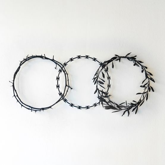 Heroes Burned edition by Carlos Aires contemporary artwork Sculpture