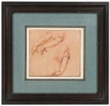 Studies of Three Arms and Hands by Abraham Bloemaert contemporary artwork works on paper