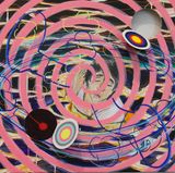 The Dizzy day  Drawing    by Jung Jin contemporary artwork painting works on paper
