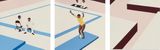 Landing Triptych by Thenjiwe Niki Nkosi contemporary artwork print