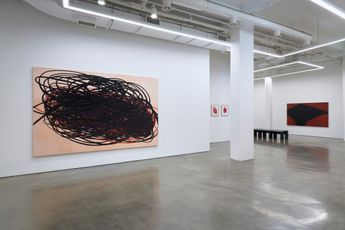 Contemporary art exhibition Jeong Kyeongbin The Longest Grave Coiling Around the Mountain at Gallery Chosun Seoul South Korea