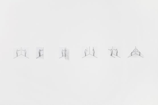 Two-way Designatum Manifested by Two-dimensional Space and Folding Space by Wang Luyan contemporary artwork Drawing