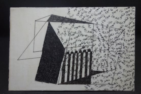 Encaustic Drawing 5 tamwihcamouflage by Heba Y. Amin contemporary artwork Painting