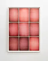 London Window Reds by Ignacio Uriarte contemporary artwork drawing works on paper