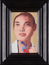 Late Period. Girl with a Disney Tattoo 4 by Peter Blake contemporary artwork painting